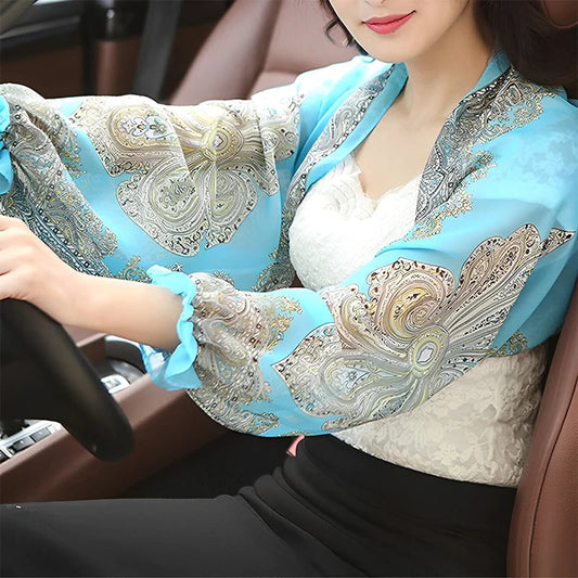 Chal De Manga De Protección Solar Transpirable Ultraligera