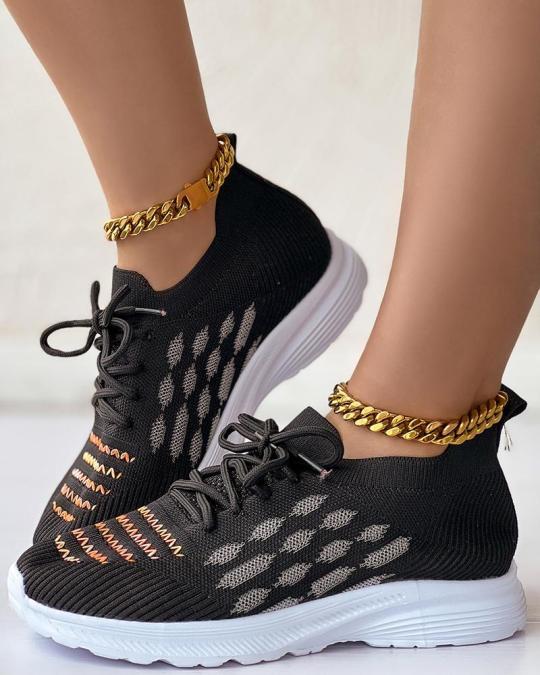 Zapatillas Transpirables Con Tirantes Huecos