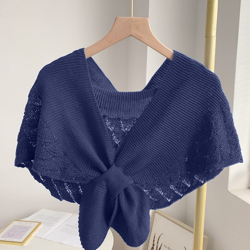 Chal De Punto De Lana De Moda