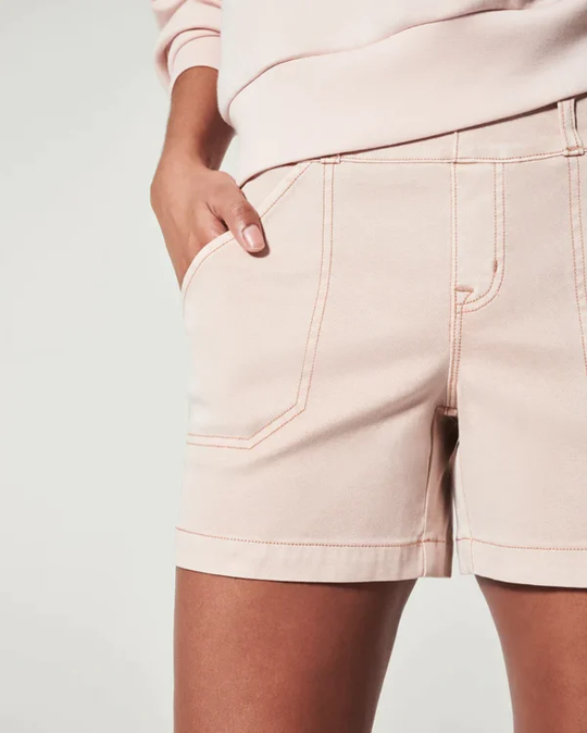 Pantalones Cortos Elásticos Twist Para Mujeres