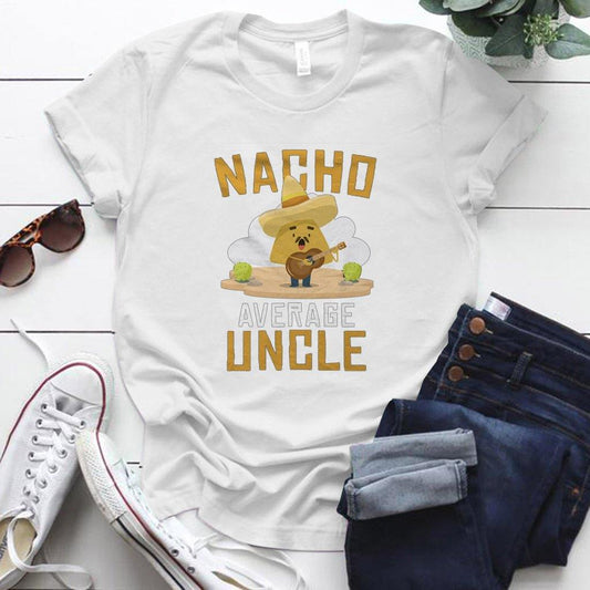 CAMISETA DE NACHO TÍO DE MANGA CORTA MEXICAN SPICY - MXbueno