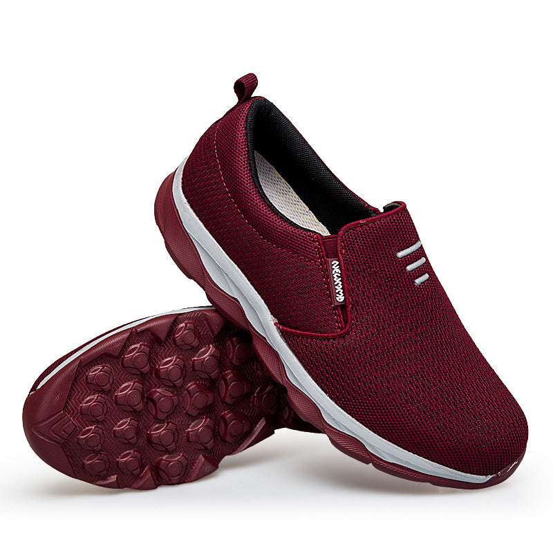 Zapatillas de tenis de plataforma de cojín de aire transpirable para mujer