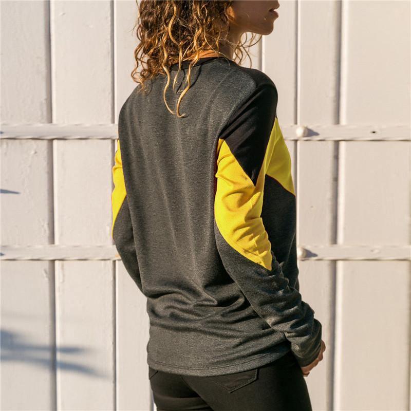 Nueva ropa de mujer en otoño de 2020 Cuello redondo casual Mangas largas - MXbueno