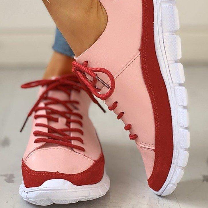 Zapatillas con cordones de ante - MXbueno