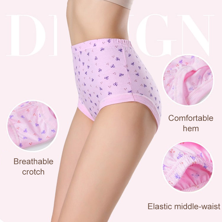 2022 Nuevas Bragas A Prueba De Fugas Para Damas De Cintura Alta(5 piezas)