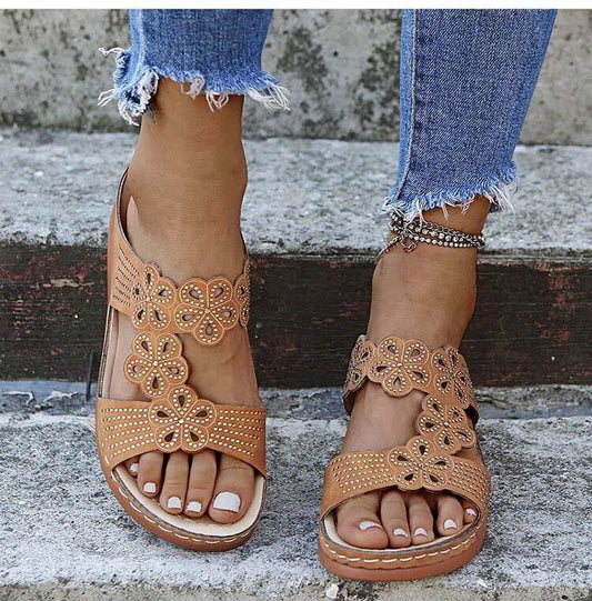 Estilo de moda Nuevas sandalias ortopédicas de cuña antideslizante - MXbueno