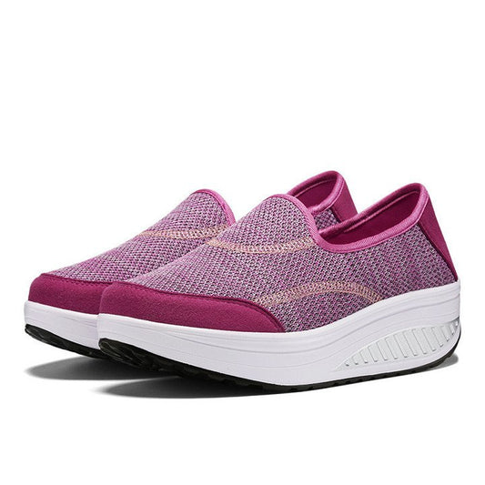 Zapatillas De Deporte Con Cuña Para Mujer, Aumento De Altura, Cuerpo Suave, Absorbente De Golpes, Novedad De 2022, Zapatos Para Saltar Al Aire Libre