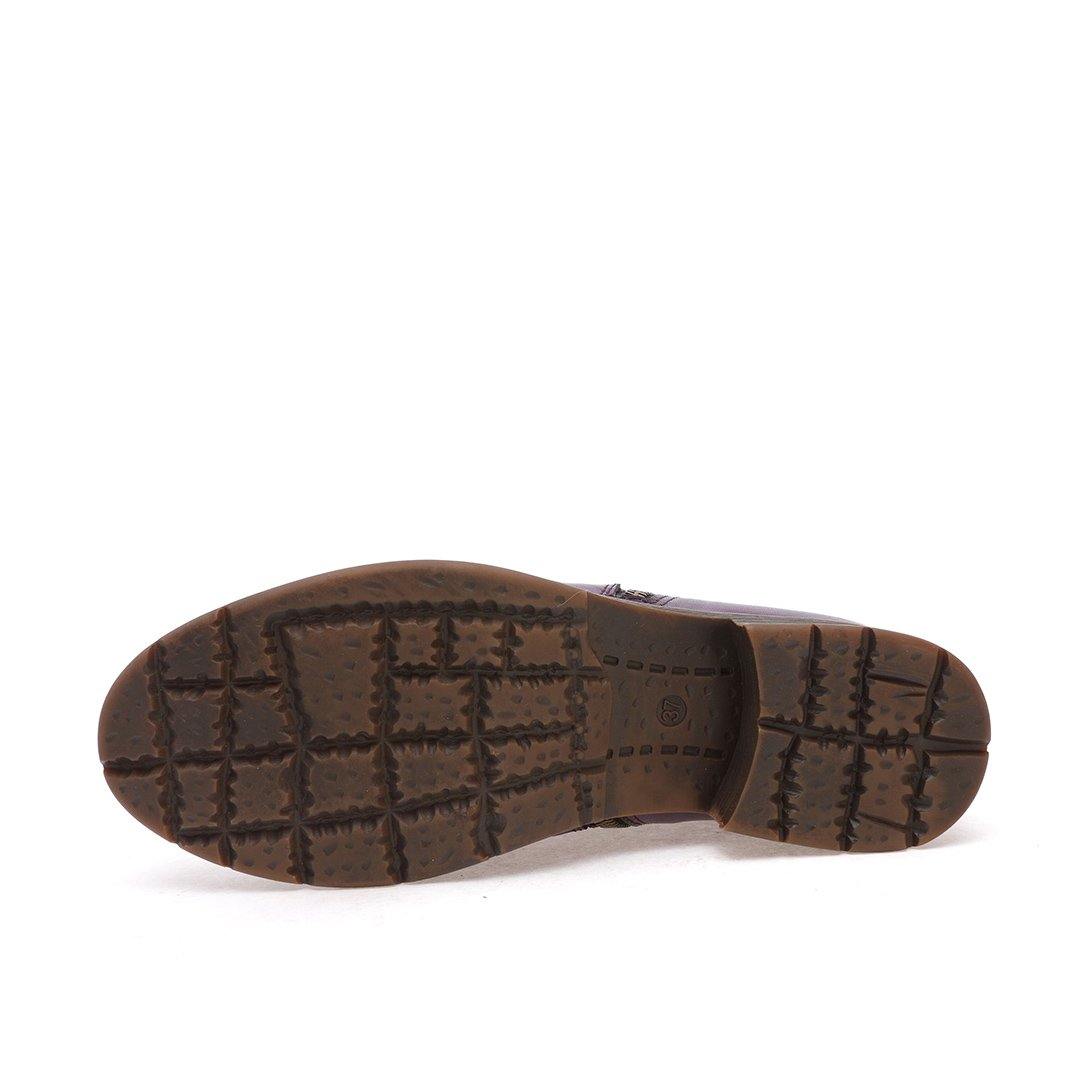 Botas de suave al tacto hecho de cuero de piel de becerro precioso (5 Colores) - MXbueno