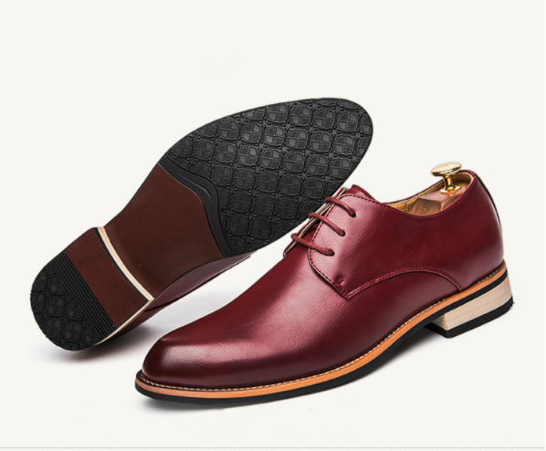 Zapatos De Cuero De Moda Casual Hechos A Mano - MXbueno