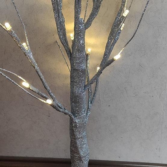 Navidad árbol de abedul luces - MXbueno