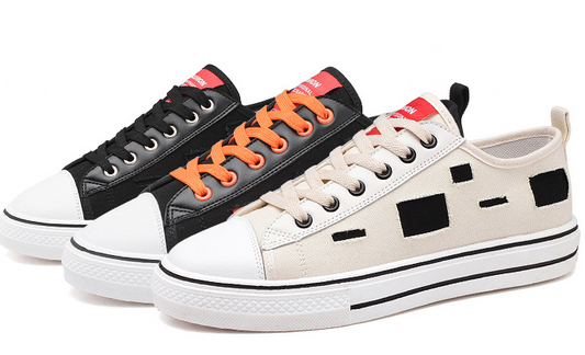 Zapatos de lonas rotas para hombre y mujer