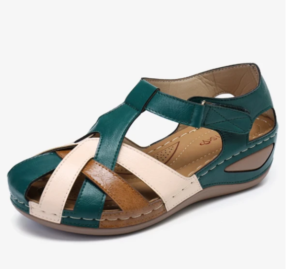 Nuevas sandalias de mujer colorblock