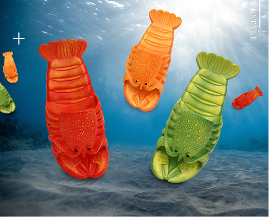 Zapatillas de langosta de dibujos animados más divertidos en este verano - MXbueno