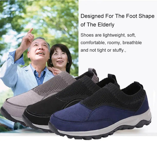 Calzado Deportivo Casual Para Hombre, Resistente Al Desgaste, Cómodo, Transpirable, De Mediana Edad Y Calzado Para Caminar Para Personas Mayores