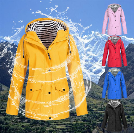 CHAQUETA IMPERMEABLE Y A PRUEBA DE VIENTO - MXbueno