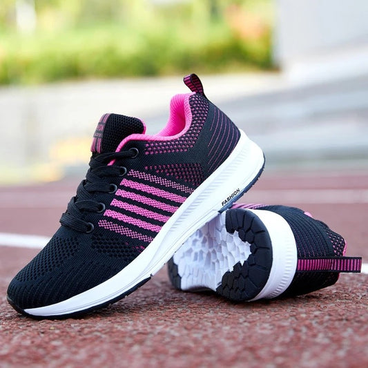 Zapatillas de running de plataforma transpirable de moda femenina