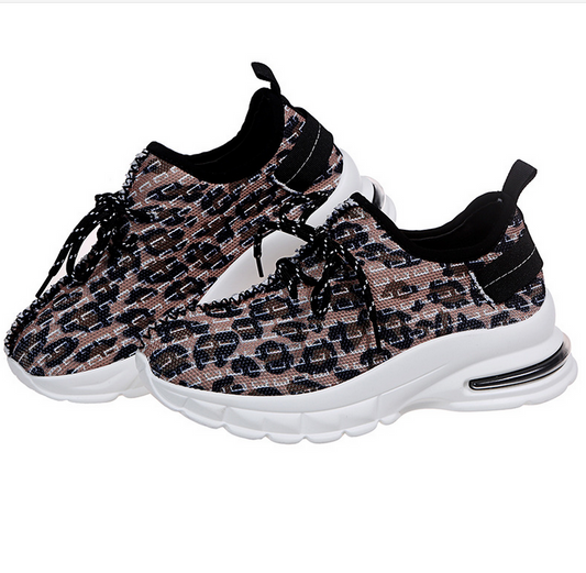 Zapatos de mujer cosidos con colchón de aire de moda - MXbueno