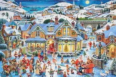 1000 piezas de navidad rompecabezas de papel - MXbueno