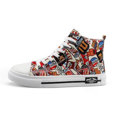 Zapatos Casuales De Graffiti Todo Fósforo - MXbueno