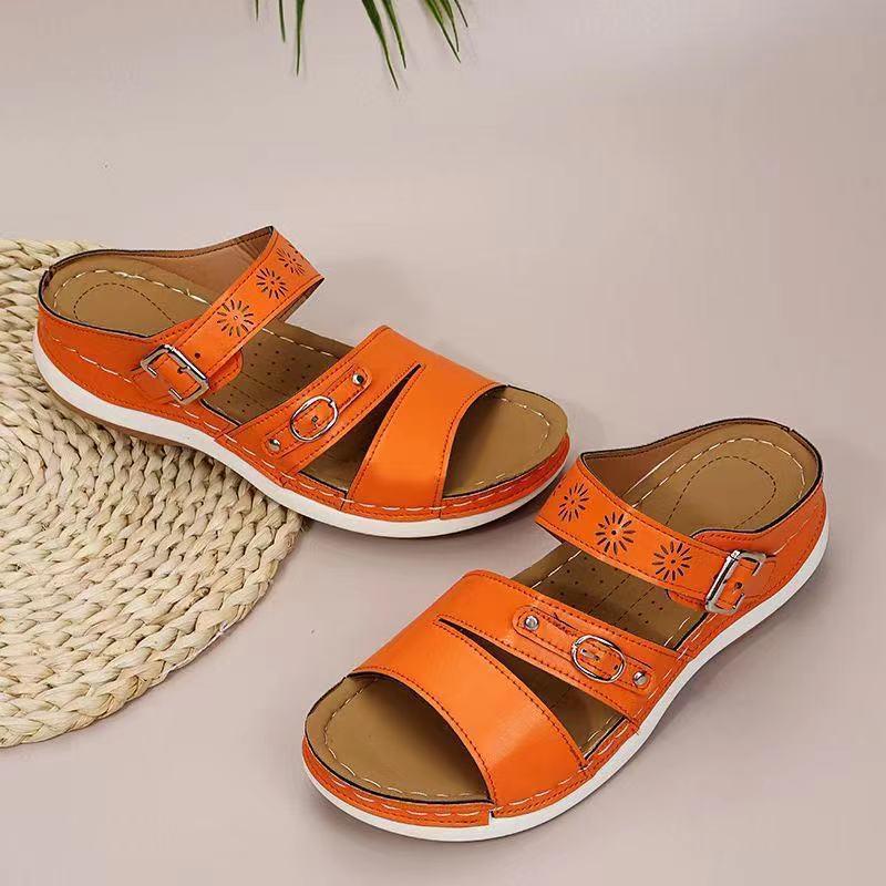 Zapatos De Mujer Con Plataforma Bordados Cortados