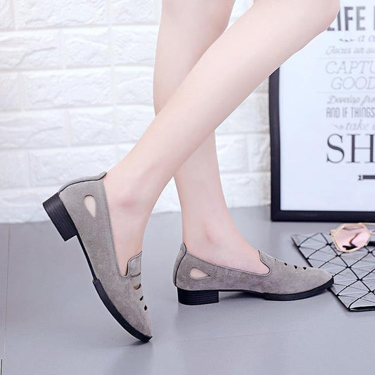 Verano nuevo europeo y americano Zapatos para mujer plana tendencia casual - MXbueno