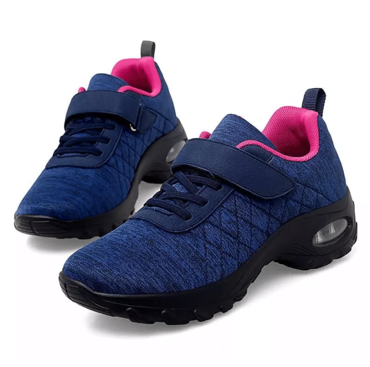 Zapatillas De Deporte Antideslizantes Con Amortiguación De Aire Elásticas, Impermeables, Cómodas Y Casuales