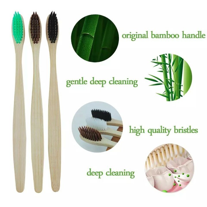 Cepillos De Dientes Eco Soft Bamboo (10pcs)