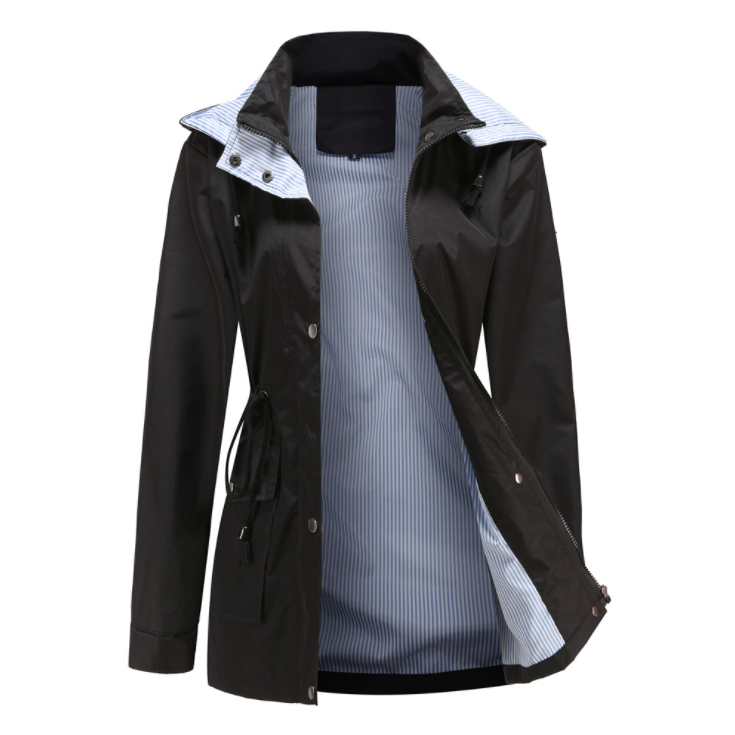 2021 Cortavientos a Prueba De Viento Y Lluvia De Venta Caliente Con Capucha Desmontable