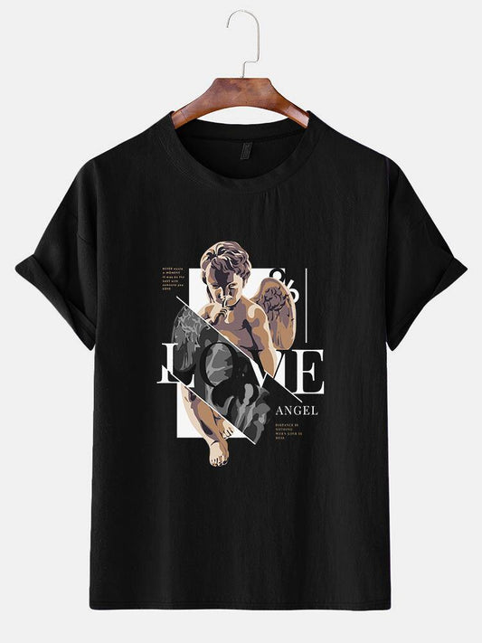 Camiseta con ángel pequenito nueva moda en 2020 - MXbueno