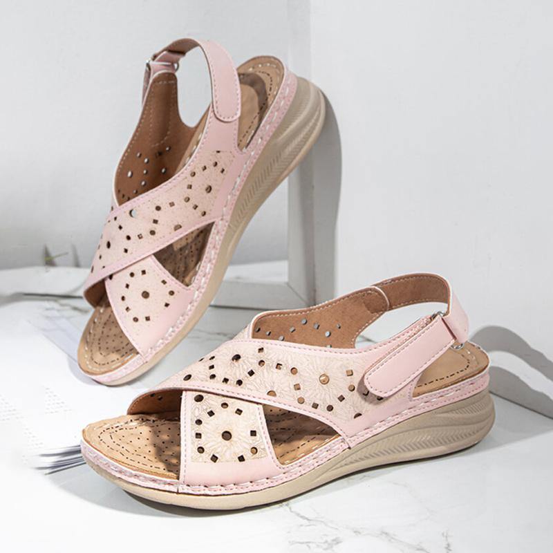 Sandalias de cuña casuales suaves cómodas - MXbueno