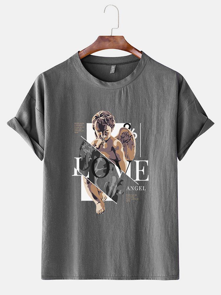 Camiseta con ángel pequenito nueva moda en 2020 - MXbueno