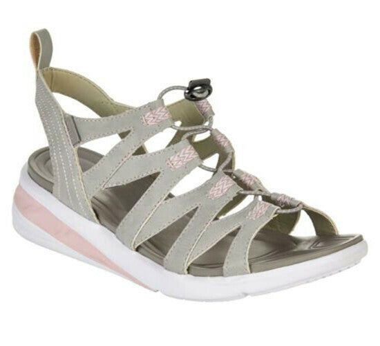 Sandalias Destalonadas Con Tiras Ahuecadas