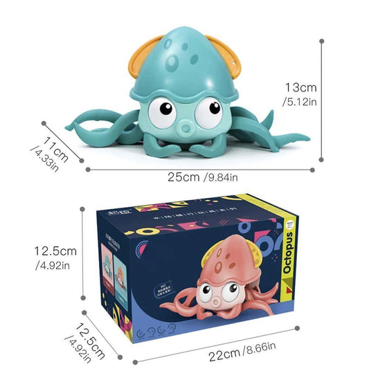 Lindo juguete de piscina infantil con mecanismo de cuerda de pulpo - MXbueno