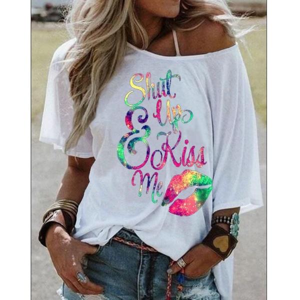 ¡VENTA! Labios estampados media manga