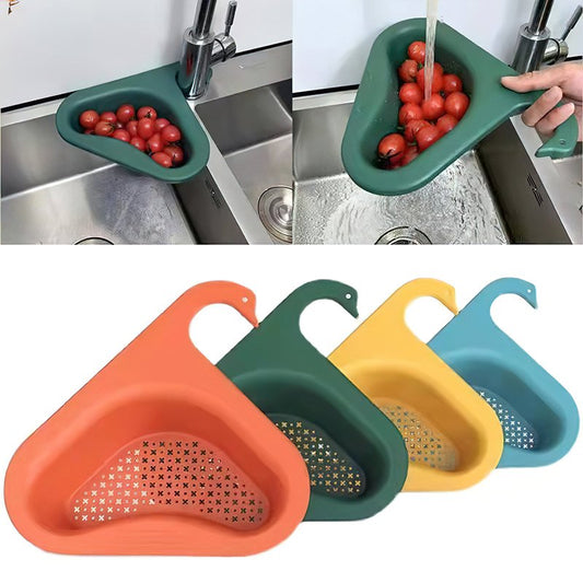 2PCS Fregadero De Cocina Escurridor Cisne Escurreplatos