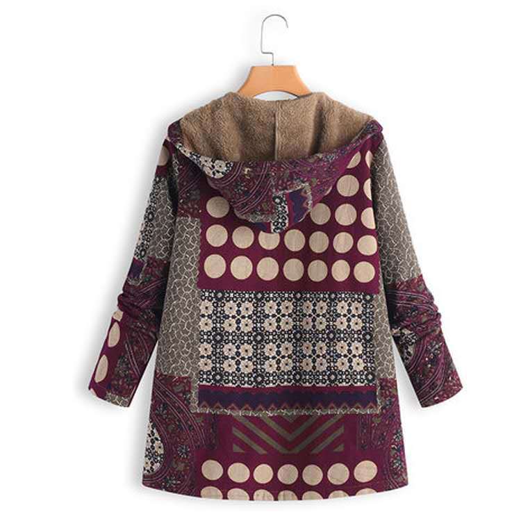 Abrigo Acolchado Con Capucha Abrigo Holgado Acolchado Grueso De Longitud Media