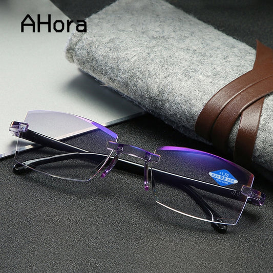 Gafas de lectura progresivas de doble propósito de alta dureza anti-luz azul