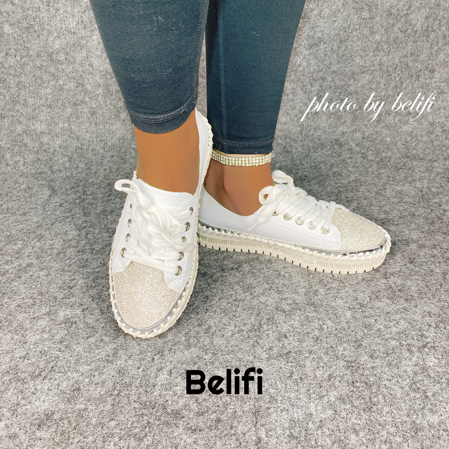 Zapatos De Moda De Suela Gruesa Casual Belifi
