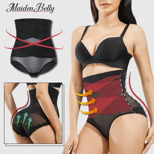 Pantalones Moldeadores De Abdominales De Compresión Cruzada