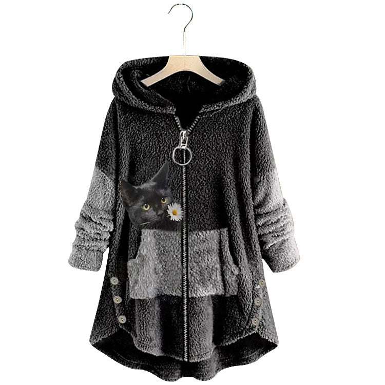 Ropa De Mujer De Talla Grande, Los Hipsters De La Calle Agregan Fertilizante Para Aumentar La Chaqueta De Mezclilla Suelta De Manga Larga Europea Y Estadounidense