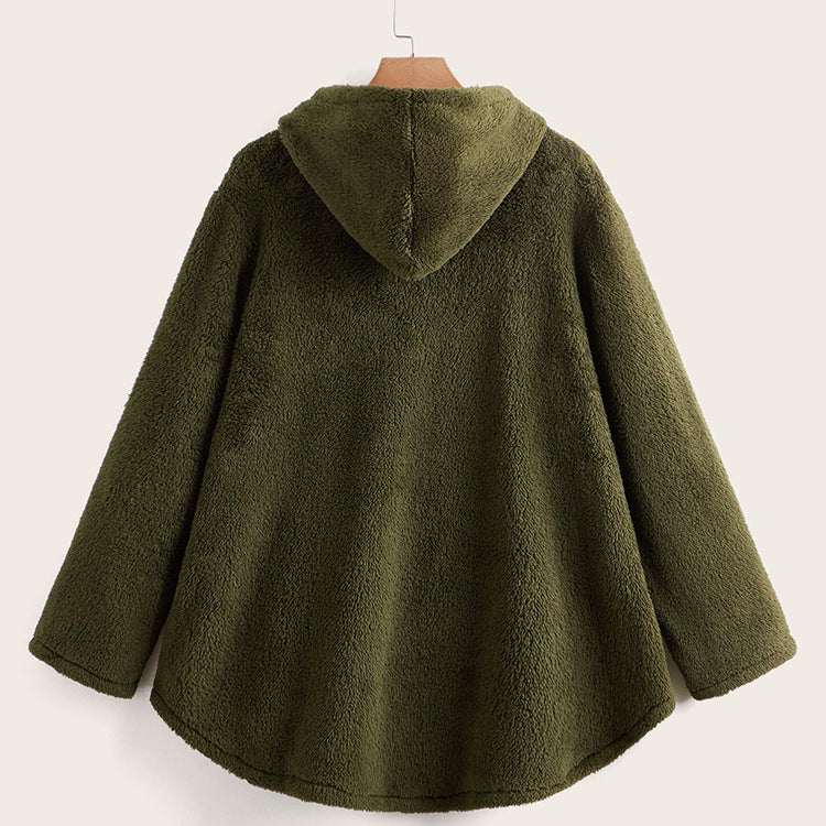 Jersey Con Capucha Con Cintura Suelta Y Bordes Deshilachados