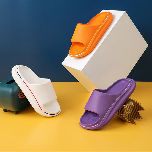 Zapatillas Resbaladizas Para Parejas Casa De Verano Interior Fondo Grueso Antideslizante