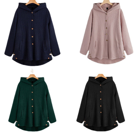 Es Una Chaqueta Retro De Primavera Y Otoño De Temperamento De Cáñamo Grueso De Algodón De Cáñamo Grueso Suelta De Longitud Media Amplia Y Suelta