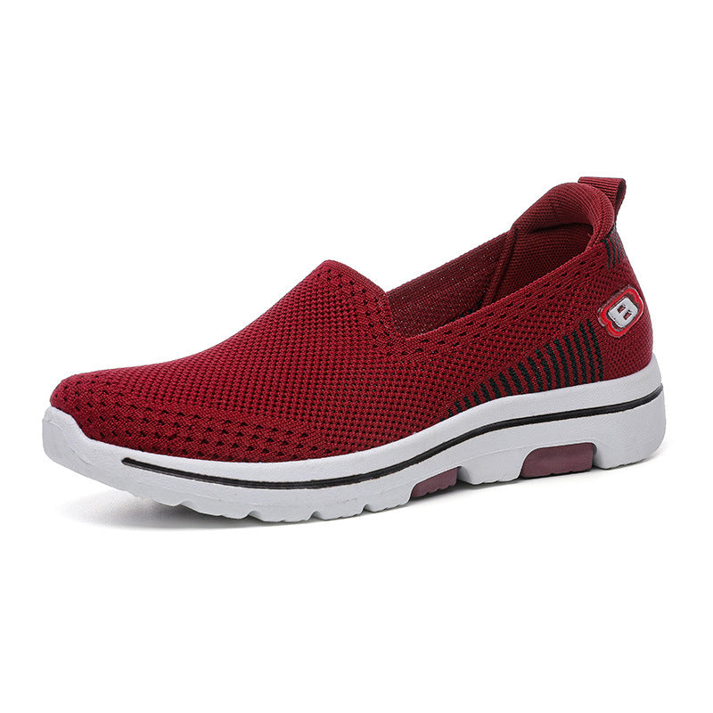 Zapatos de mujer con punta redonda de un pie