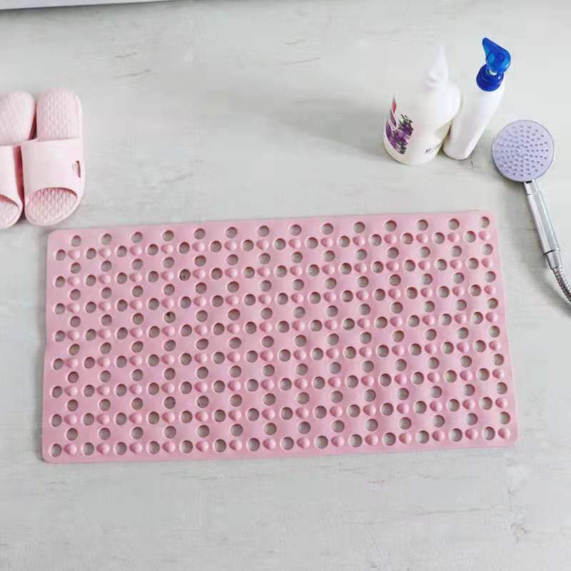 Agujeros De Drenaje Baño Bañera Ducha Alfombrilla Antideslizante De PVC De Secado Rápido