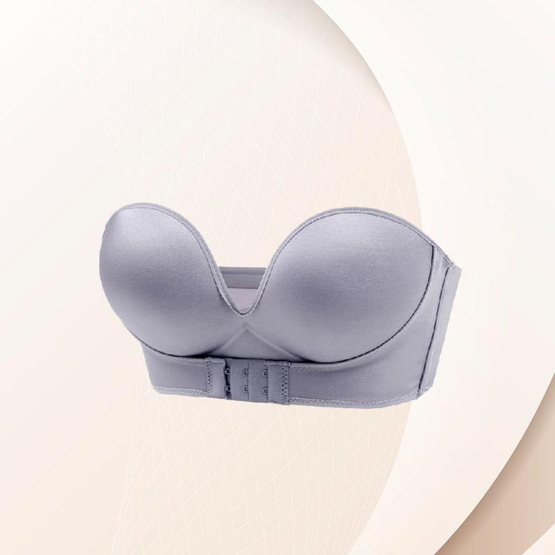 Bra - Front Buckle Strapless Adjustable Bra - MXbueno