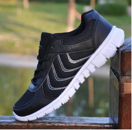 zapatos casuales de malla transpirable sólida de moda - MXbueno