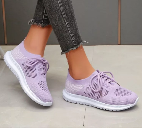 Primavera Otoño Zapatos Casuales Para Mujer Zapatillas De Ballet De Tenis De Malla De Aire Transpirables Planas Para Mujer