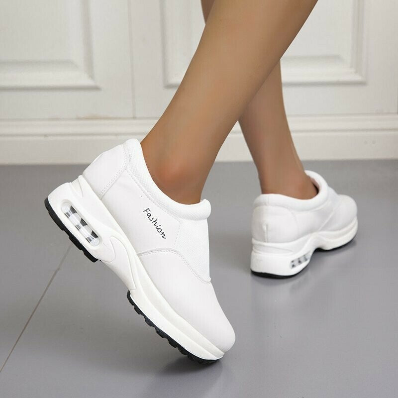 Zapatos Casuales Antideslizantes De Malla De Punto Cómodos Para Caminar