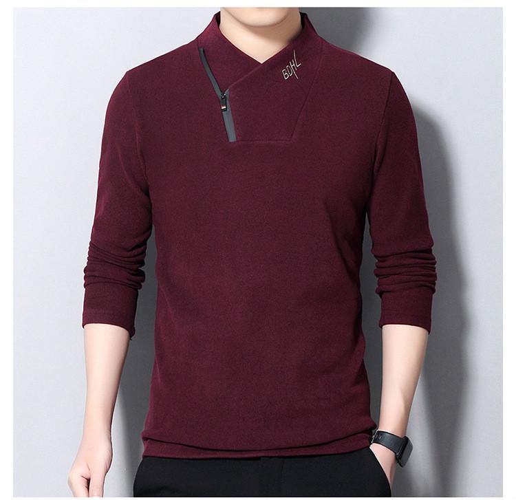 Camiseta de cuello alto de manga larga de primavera y otoño - MXbueno